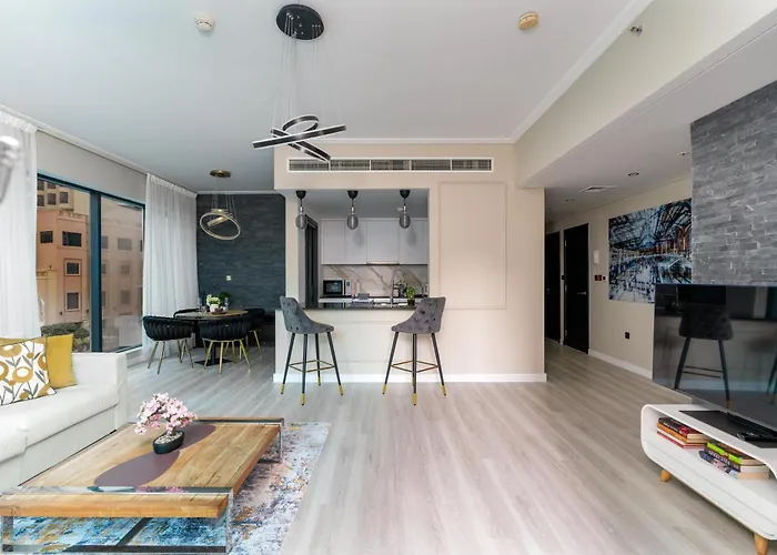White Sage Spacious 1Br At Marina Promenade